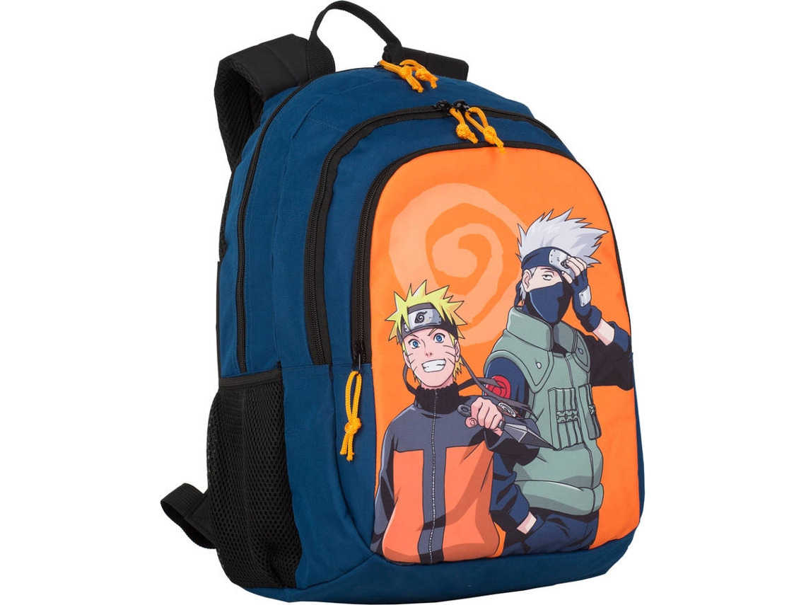 Mochila NARUTO Doble Compartimento (Multicolor - Poliéster - 42x31x19 cm)