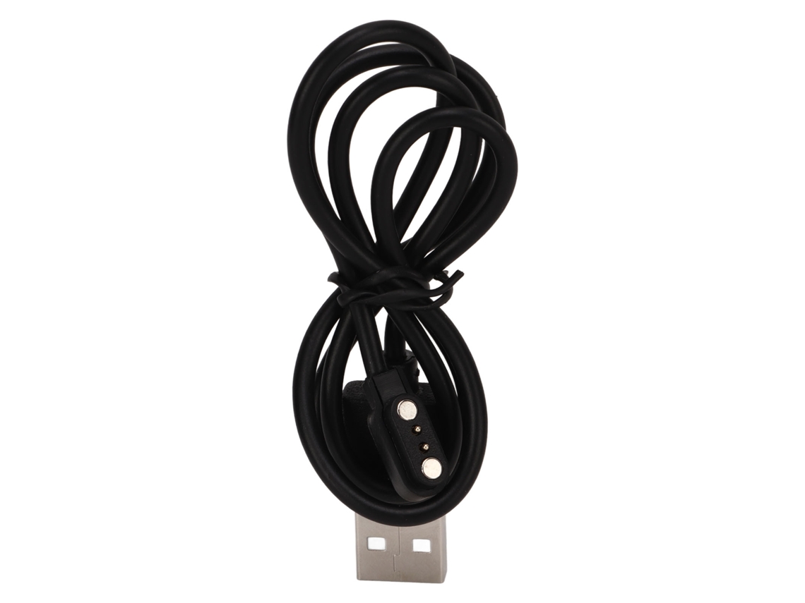 Cargador Magnético Universal Para Reloj Inteligente, 2 Pines, Cable Usb, Portátil, Negro, 2,8-9 Mm