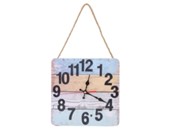 Reloj De Pared Cuadrado Silencioso, Estilo Industrial, Madera, Decorativo, Residencial, Comercial