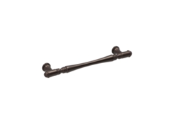 Tiradores para muebles Zamac, distancia entre centros 128 mm, aluminio marrón, juego de 25 unidades, HARDWAREXCHANGE