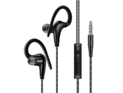 Fone de Ouvido Esportivo LAXISCREED 3.5mm com Microfone