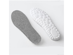 Dan26-plantillas De Zapato Para Senderismo 4d Cloud Technology Transpirables Con Absorción De Impactos Para Deporte 43 Blanco