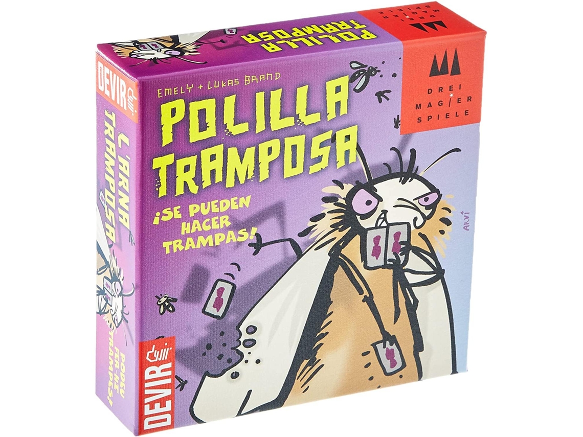 Devir - Juego De La Polilla Tramposa, Juego De Mesa, Juego De Cartas