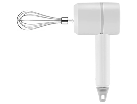 Batidora Recargable para Repostería 1200mAh, Plástico ABS y Acero, Varillas de Batir y Montar, Perfecta para Mezclar y Hornear - Blanco KLACK