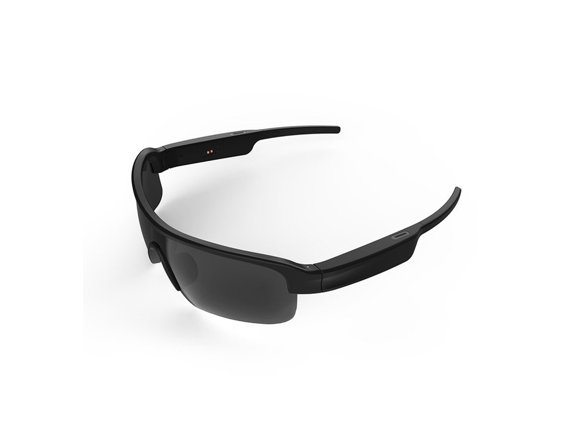 Gafas inteligentes Eifson X3, auriculares inalámbricos Bluetooth 5.0, lentes polarizadas TAC con micrófono (negro)