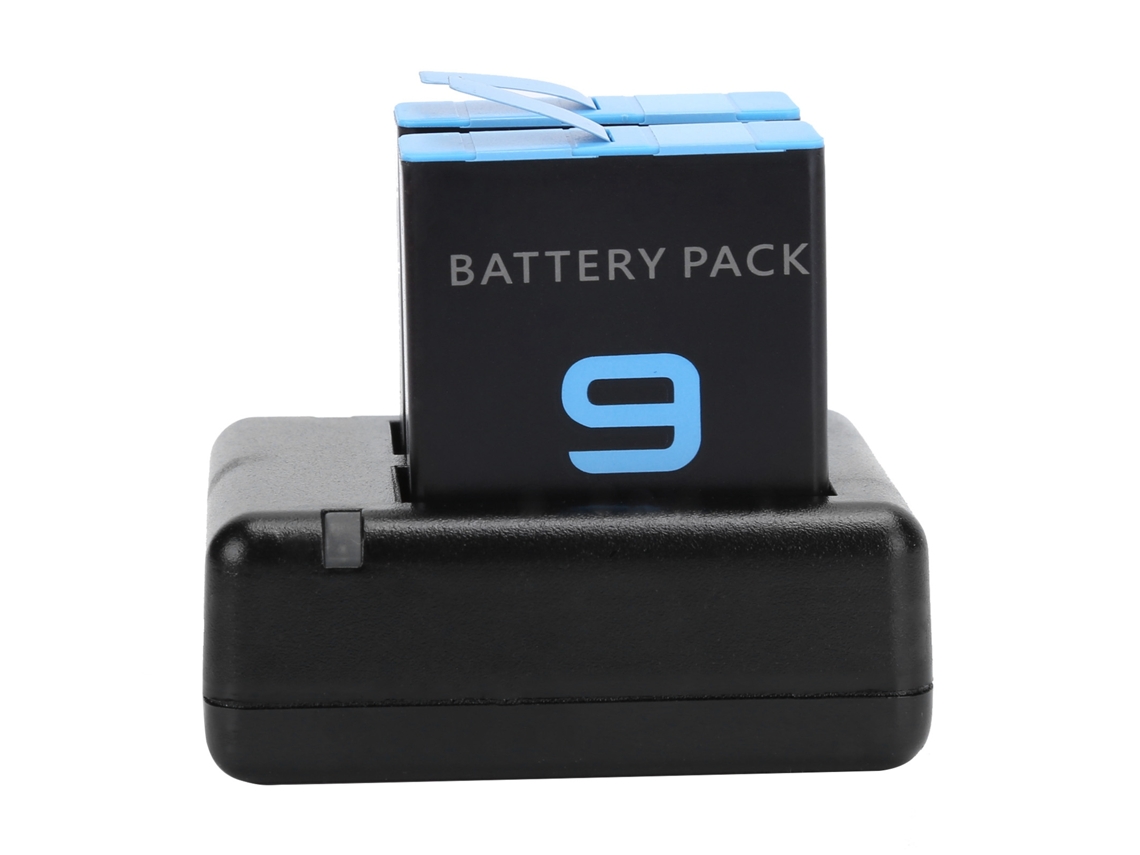 Cargador doble para GoPro Hero 9 (carga, batería de 1720 mAh)