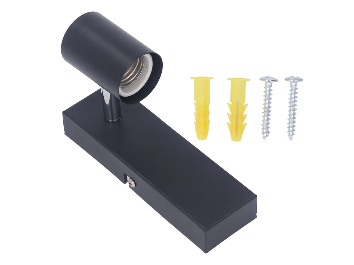 Yncm2026-lámpara De Pared Ajustable E26 E27, Soporte De Bombilla Montado En Pared, Fixture De Techo 85‑265v
