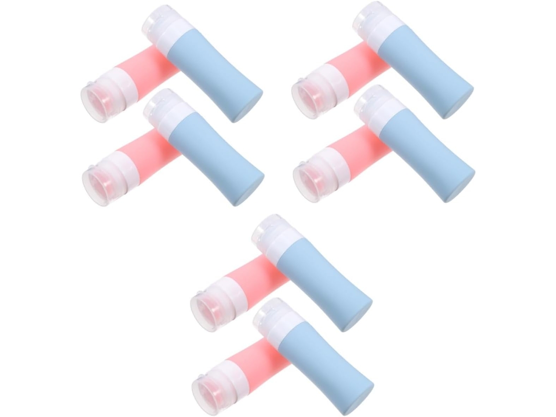 12 Pièces Bouteille De Voyage Bouteilles Distributeur D'huile Contenants En Plastique Transparent