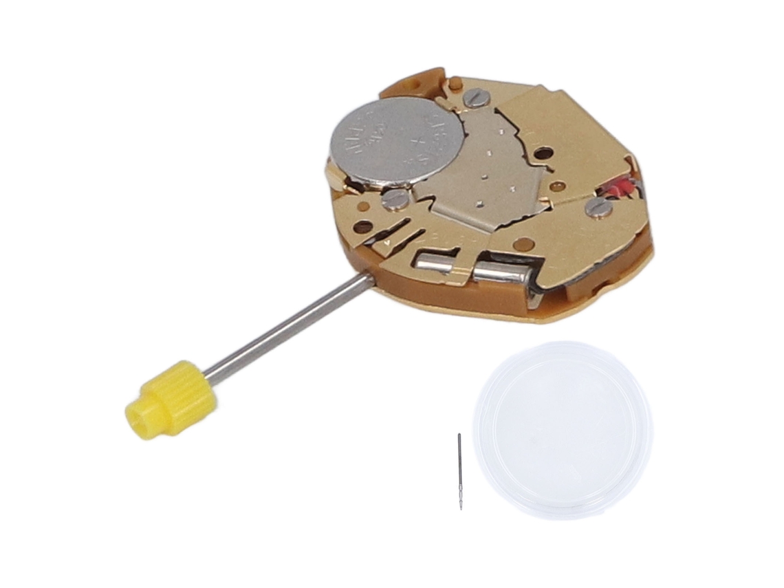 Mecanismo De Reloj De Cuarzo Gl30 Con Batería Y Vástago De Repuesto.