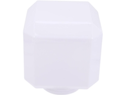 Elegante Cubierta Impermeable De Acrílico Blanco Para Lámparas De Jardín Y Patio.