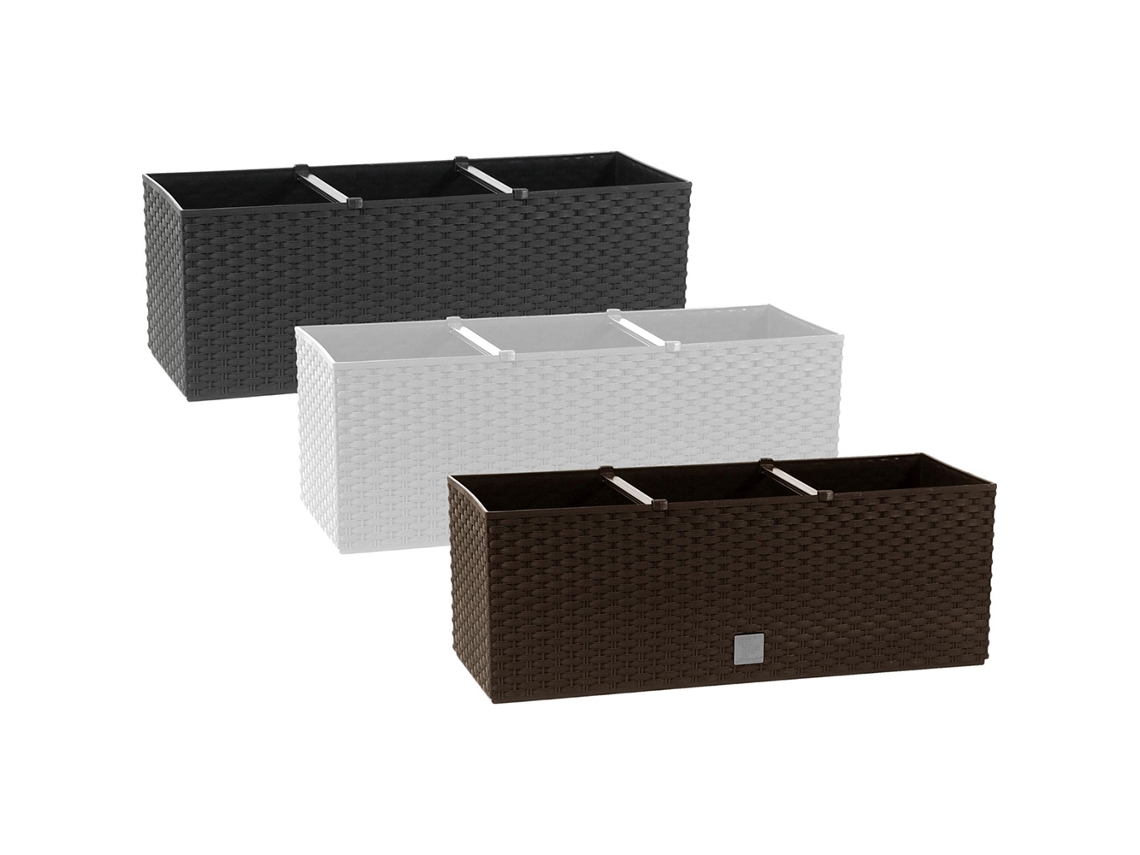 Maceta PROSPERPLAST Rato Case (Gris - 51.4x19.2x18.6 cm)