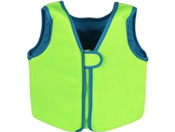 Chaleco Flotante Para Niños Linjou, Chaqueta De Aprendizaje A Nadar Para Niños Y Niñas, Verde