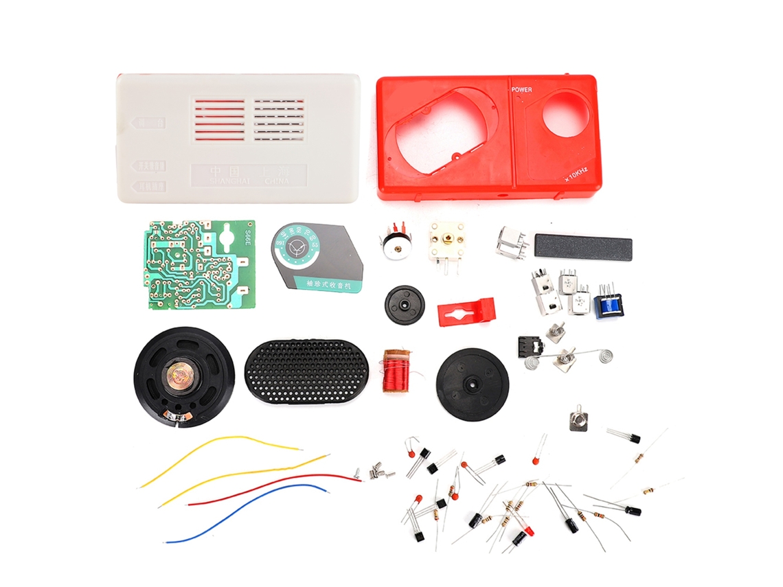 Kit De Montaje De Radio Am S66e Classic De 6 Tubos Y 3 V Con Conector Para Auriculares De 5 Mm.