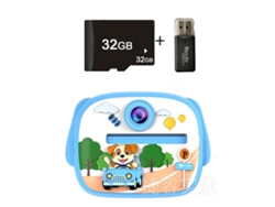 Siurn Hd 1080p Cámara Instantánea Blue Dog Driver32glector De Tarjetas