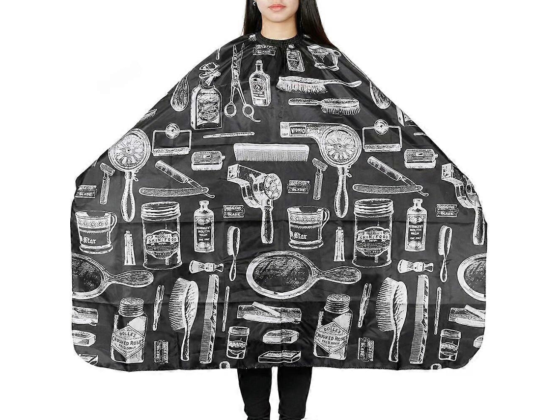 Capa de peluquería para corte de cabello 2025, delantal de peluquería con protección para el cuello y cepillo de peluquería.