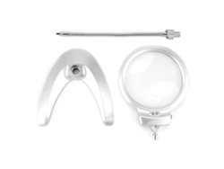 Lupa De Sobremesa Con 2 Luces Led Y Manguera Metálica Flexible Para Lectura Y Reparaciones.