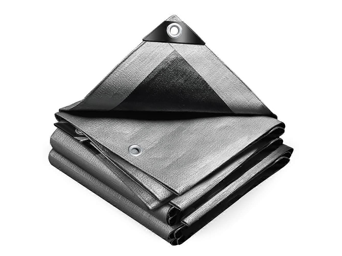 Lona De Polietileno Ultra Resistente Impermeable Recubierta Ambos Lados Con Ojalos De Aluminio Para Jardín Piscina 2x3