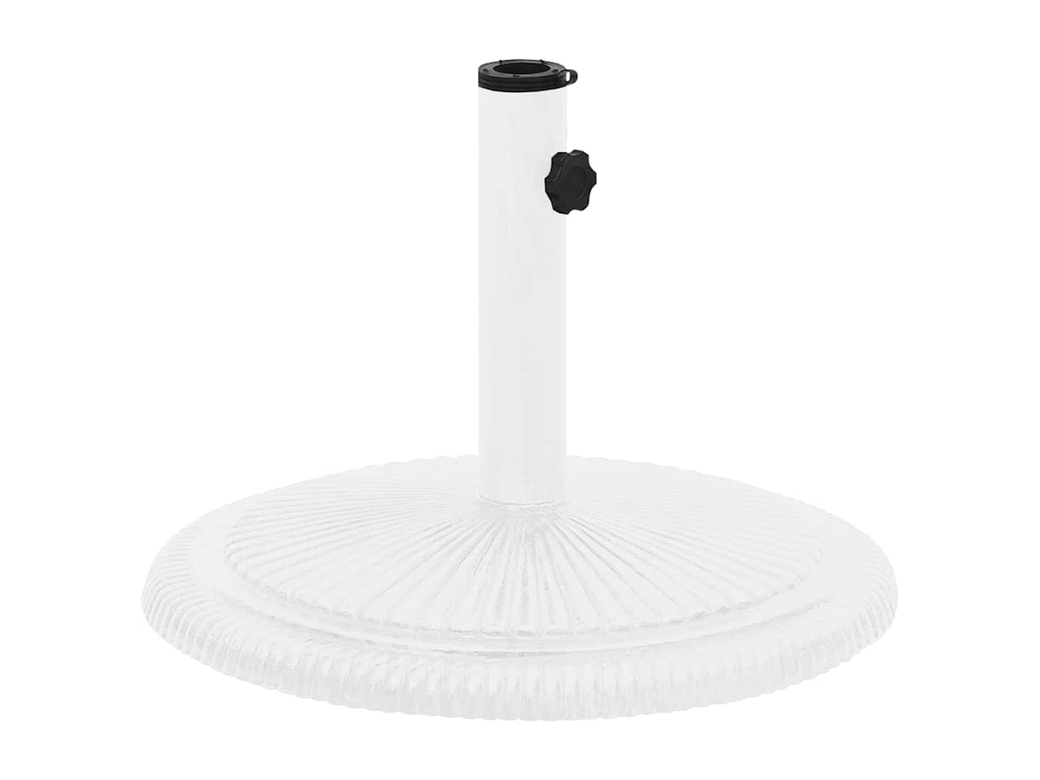 Maison Exclusive - Base De Sombrilla De Hierro Fundido Blanco 45x45x30 Cm