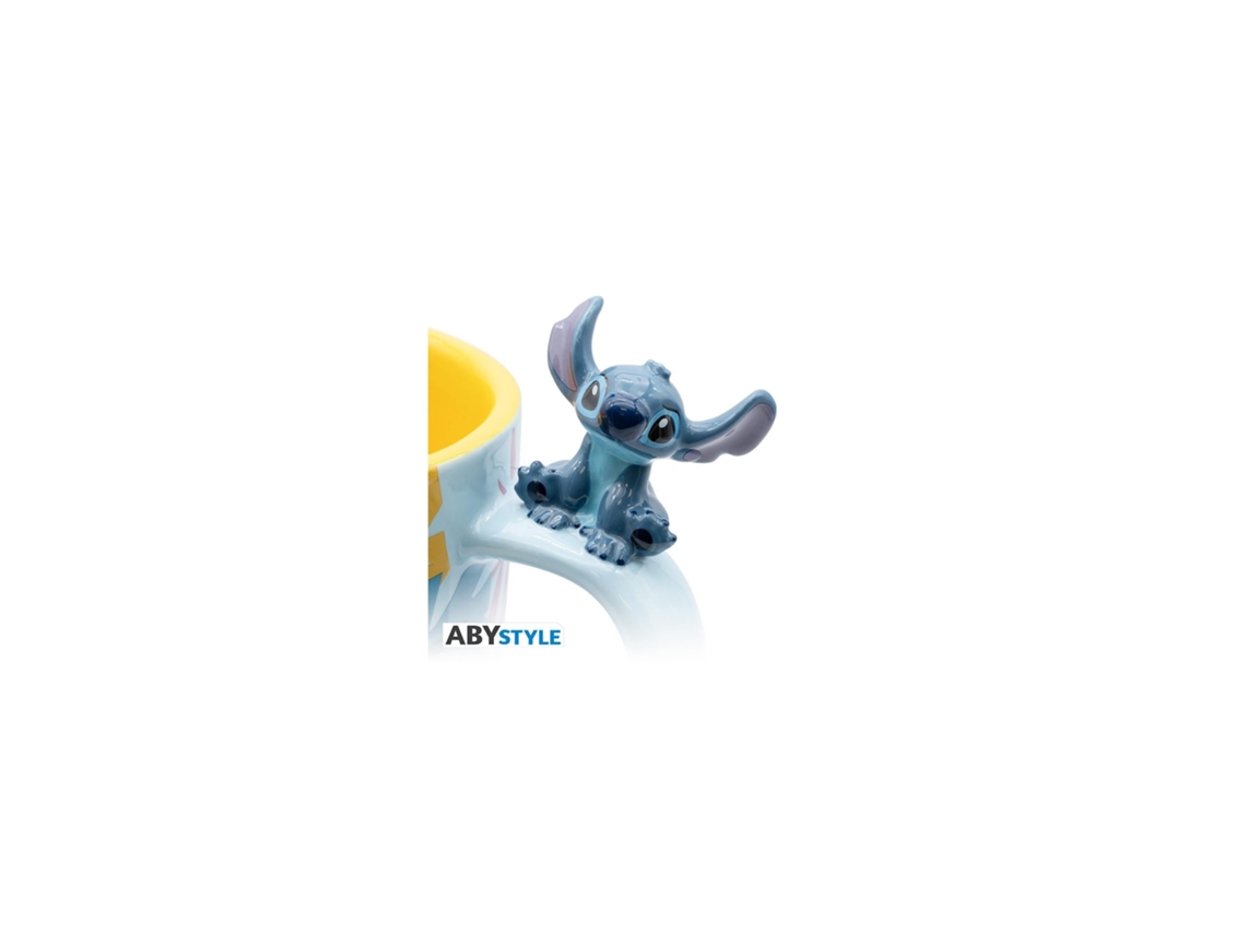 Taza 3D Asa de Hawaiian Stitch Disney 460 Ml LILO Y STITCH