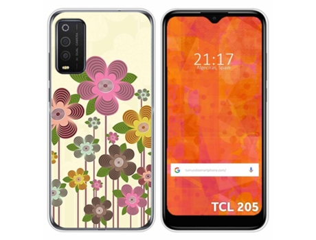 Carcasa TCL 205 TUMUNDOSMARTPHONE Dibujos Multicolor
