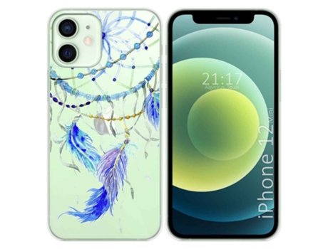 Carcasa iPhone 12 Mini (5.4) TUMUNDOSMARTPHONE Dibujos Transparente Multicolor