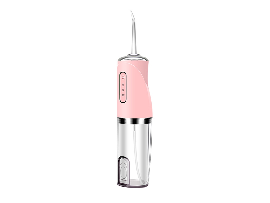 Irrigador bucal recargable por USB Eifson con depósito de agua de 220 ml (rosa)
