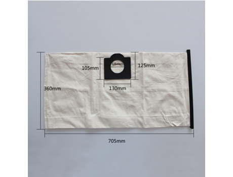 Bolsa de filtro de polvo para aspiradora Karcher Nt38 Nt30 Nt48 / 1 Nt65 / 2 Nt72 / 2 Nt20, 705x36mm