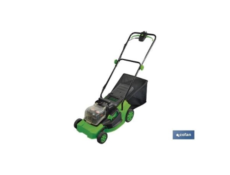 Cortacesped eléctrico con ruedas 36v 3200 rpm 5 posiciones de corte