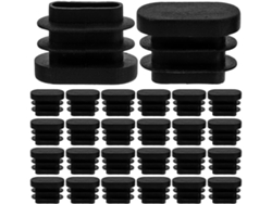 Patas 10x20 Tapones Ovalados Silla Mm, 30 Piezas, Cubiertas