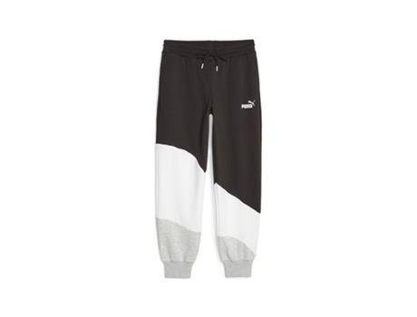 Calça PUMA Moletom Power Cat Preto,Cinzento S Mulher