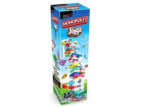 Juego de Mesa CPA Monopoly Jenga (Edad Minima: 8 años)