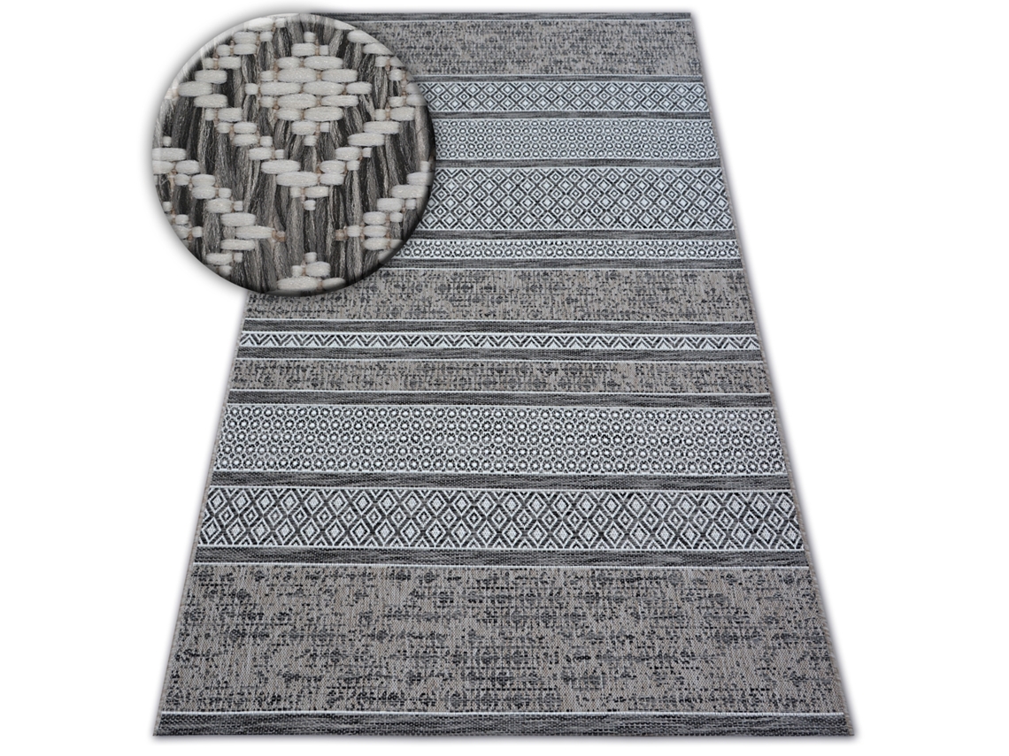 Alfombra DYWANY LUSZCZOW Sizal Loft 21118 (Gris - 200 x 290 cm - Polipropileno)