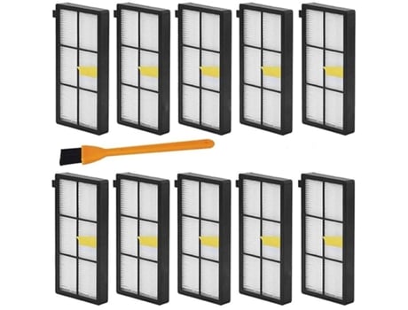 11 peças de filtro hepa para filtros irobot roomba para aspirador de pó, kit