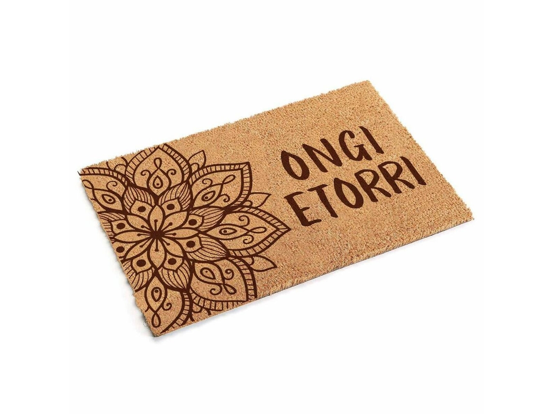 Felpudo Ongi Etorri Versa Mandala Fibra de coco (40x2x60 cm)