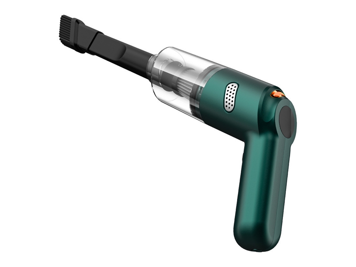 RNEMITERY Vacuadora portátil, 120W, 10000Pa, filtro lavable, verde oscuro