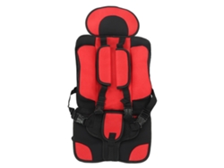 Silla De Seguridad Infantil Plegable Y Ajustable Con Arnés De 5 Puntos - Roja