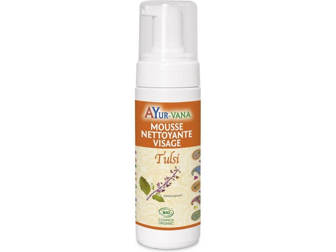 Desmaquillante AYUR-VANA Espuma Limpiadora Tulsi (150 ml)