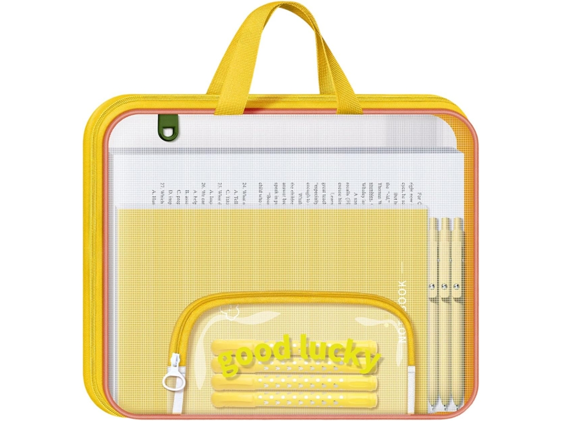 Bolsas De Malla Transparente Con Cremallera Y Correa De Transporte.