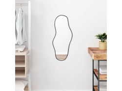 Espejo de pared 70x30 cm negro HARLANV1