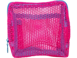 Organizadores De Maquillaje Cuadrados De Malla De Nailon, Bolsa De Almacenamiento De Viaje, Bolsas Portátiles Con
