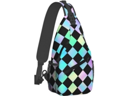 Bolso Poliéster Con Cremallera Para Hombre Diseño Estampado