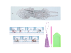 Marcapáginas de diamante, piel sintética, elefante, ternero