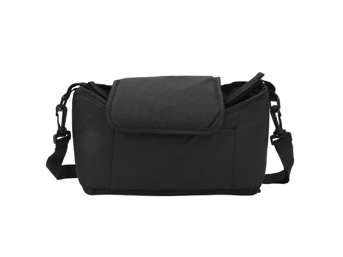 Bolsa Colgante Para Cochecito Oxford De Gran Capacidad, Ligera Y De Estilo Versátil - Negra