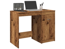 Escritorio | Mesa | Mesa de escritura 100x50x76 cm Derivados de madera Madera antigua