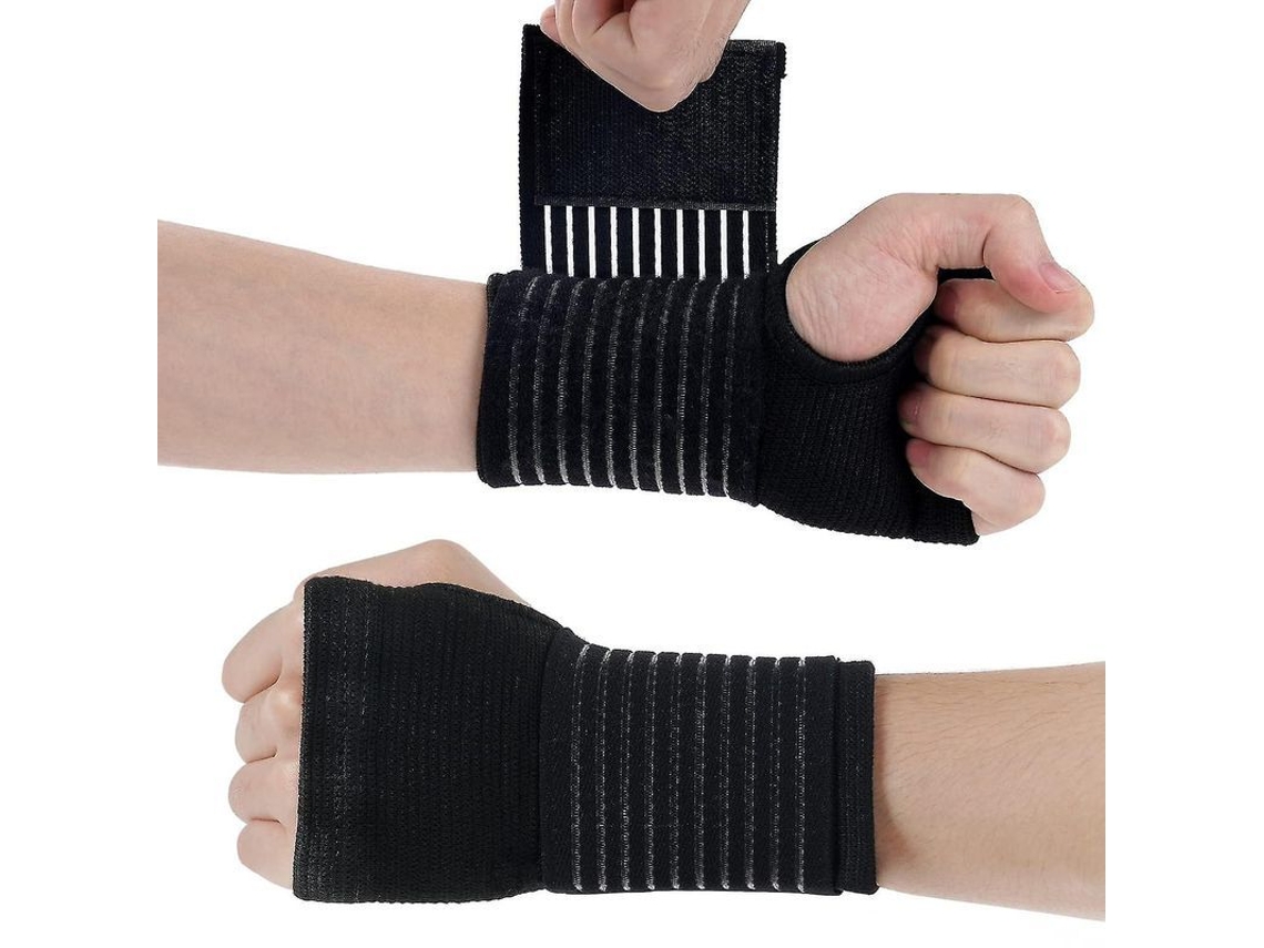 2026-brazalete De Muñeca, 2 Paquetes Soporte Elástico Ajustable Con Correa Para Aliviar Dolor De Muñeca Y Tendinitis