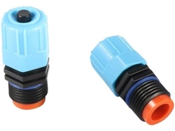 Boquilla De Nebulización Ajustable Macho 1/2" Para Riego Jardín Aspersores