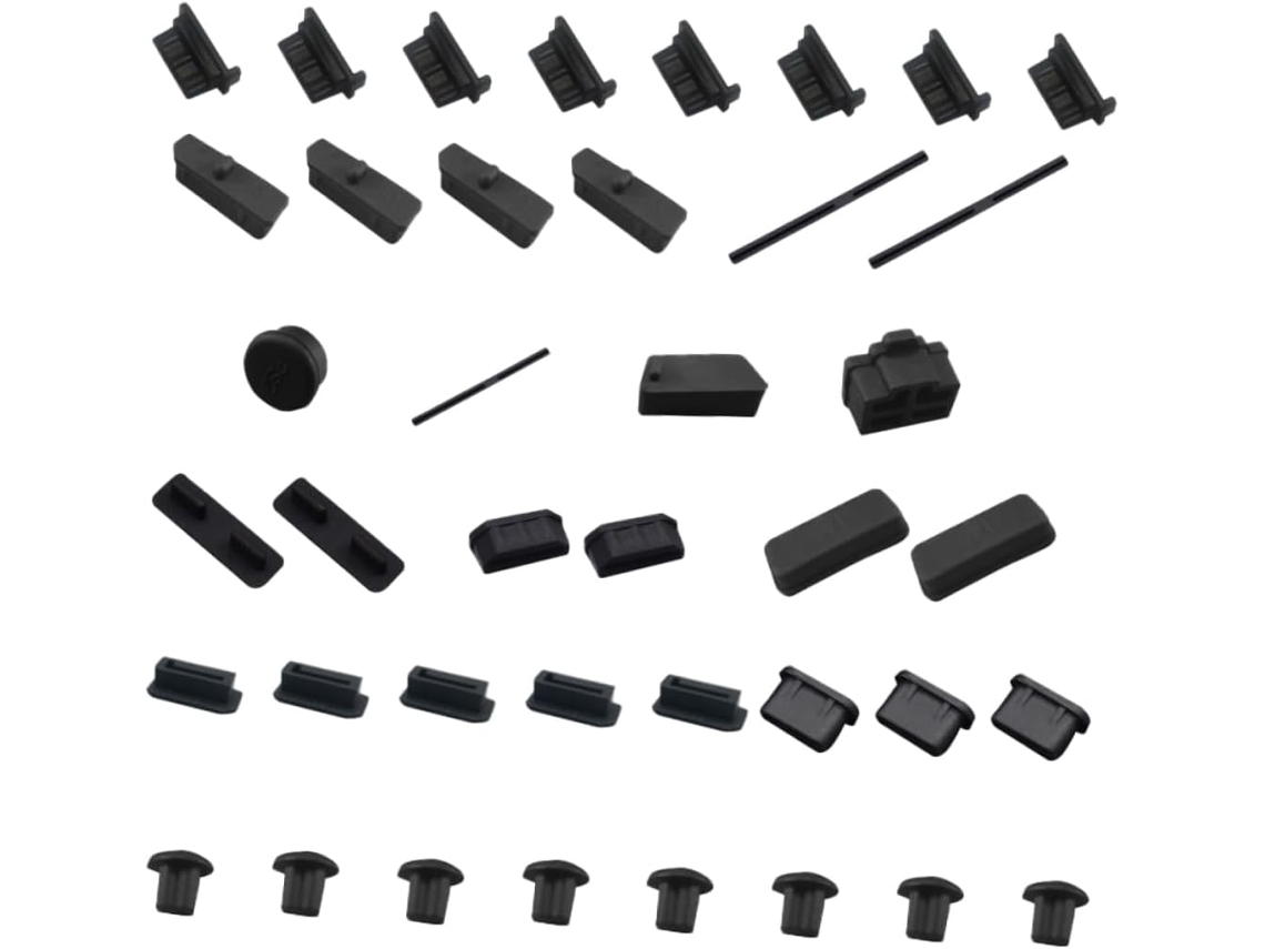 120 Tapones De Silicona Antipolvo Para Puertos Usb Y Placas Base.