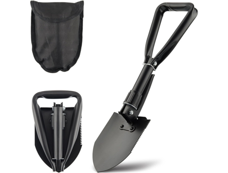 Mini pala plegable de acero de alto carbono, portátil, ligera, para exteriores, táctica, supervivencia, plegable, mini pala, herramienta de atrinch...