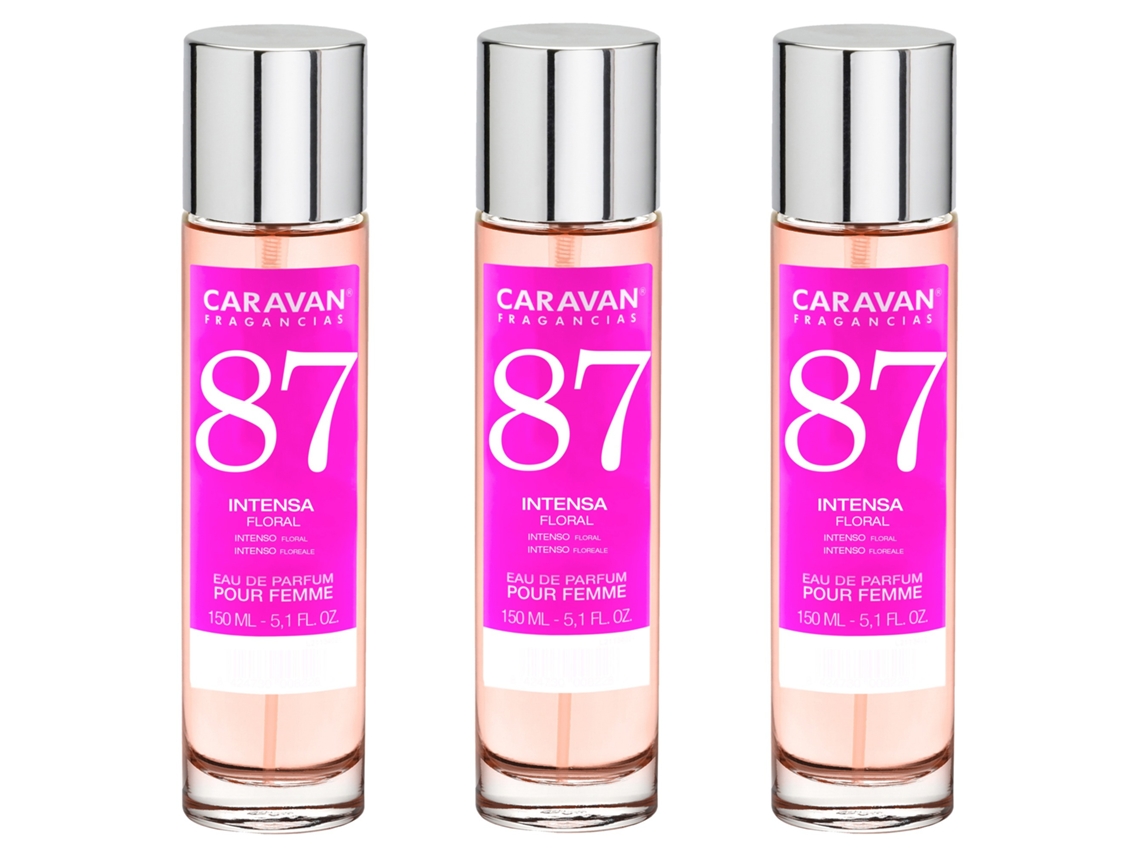 3x Perfume de Mujer Nº87 100ml CARAVAN