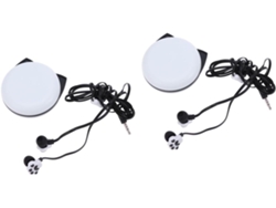 Auriculares De Gato De Dibujos Animados Para Niña (2 Piezas) Con Práctico Estuche De Almacenamiento